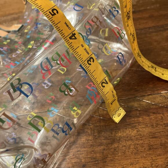 DOONEY & BOURKE Signature DB Multicolor Small Clear Lunch Mini Tote Bag 2 - Picture 8 of 8